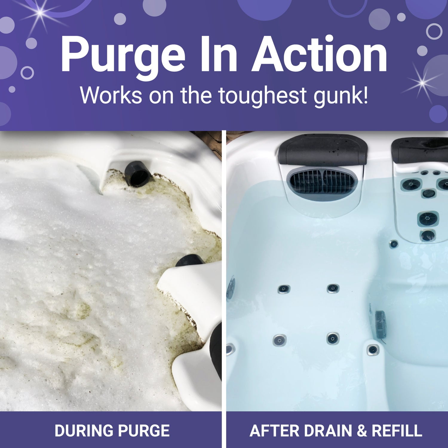 Ouster Hot Tub Power Purge Liquid Jet Cleaner & Clarifier 2oz