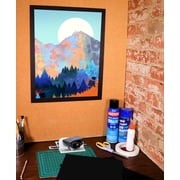 Pro Art Mat Board 16x20 in Black Core Black 25 Pack