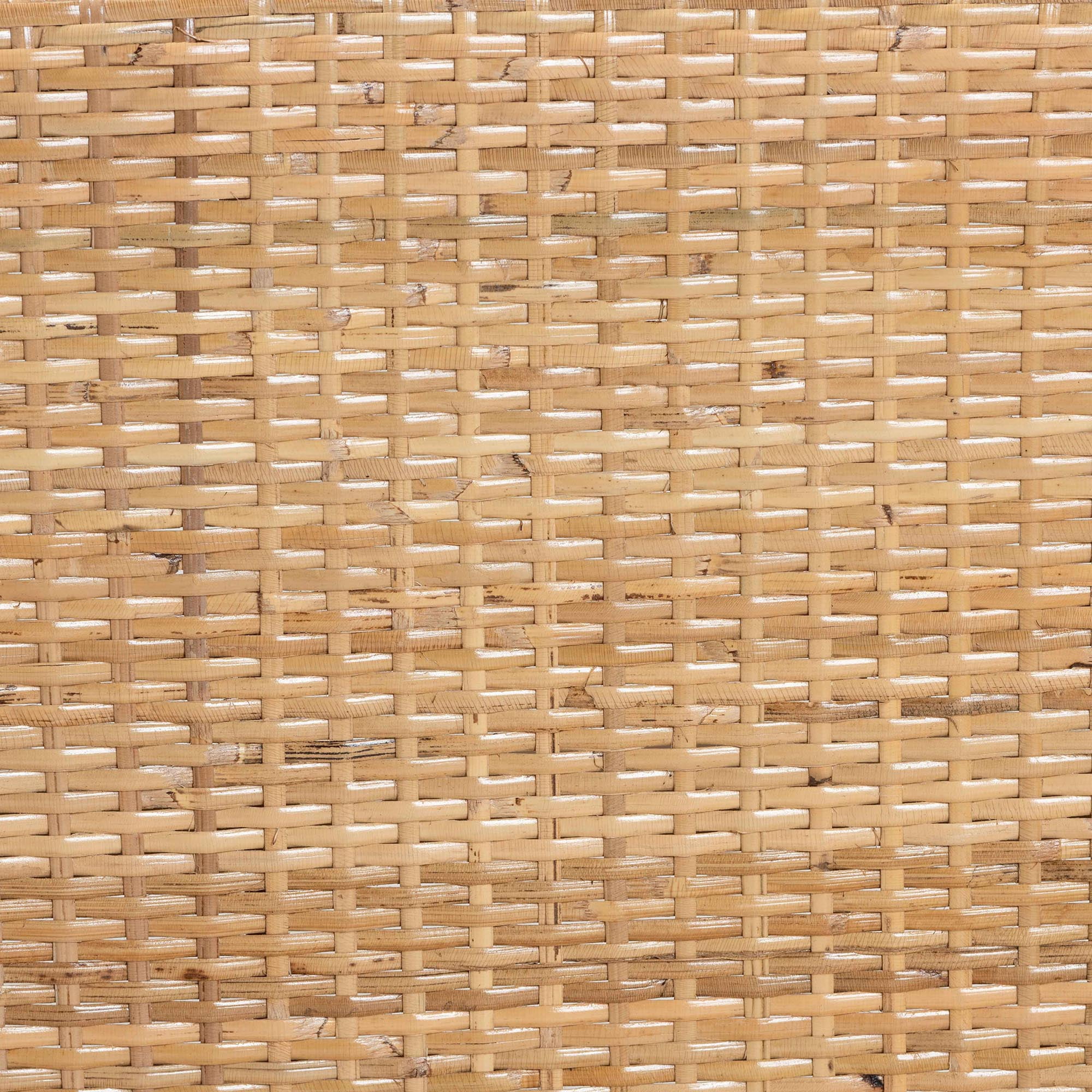 bali & pari Papua Rattan and Acacia Wood BOHO Dining Chair, Natural Brown