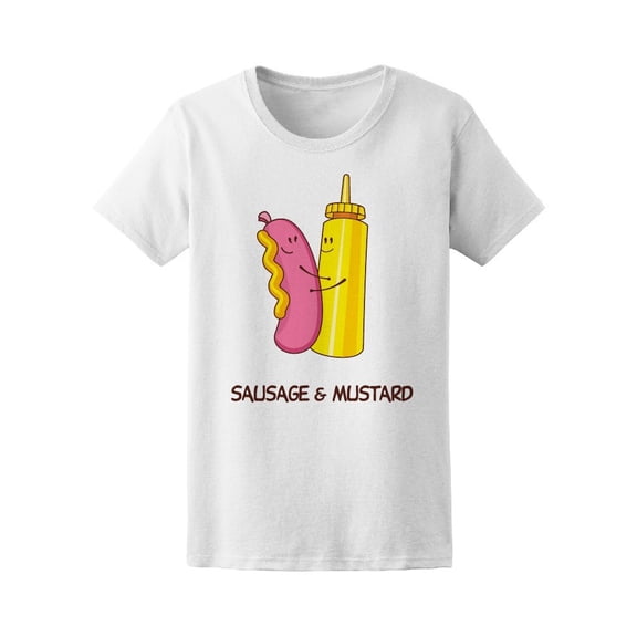 Sausage & Mustard Friends 4 Ever Tee Women's -Image by Shutterstock