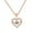 Multicolor A, variant on PPgejGEK Necklaces for Women Women Heart Necklace S Imple Temperament Clavicle Chain Lov for Valentine's Day Mother's Day Christmas Birthday Gifts