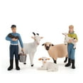 thumbnail image 1 of Simulation Poultry Animal Model Set Diy Farm Animal Action Figures Plant Scene Fence Model Toys For Birthday Gifts, 1 of 6