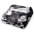 thumbnail image 2 of Blanket Adam Actors Driver Throw Flannel Blankets Warm Soft Cozy Fuzzy Air Conditioning Blanket for Living Room Sofa Bed Gift Blankets for All Seasons 40"x50", 2 of 6
