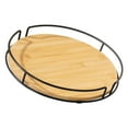 thumbnail image 4 of Bandeja giratoria multifuncional para organizar la cocina, ideal para bar, despensa y refrigerador. Negro, 4 of 9