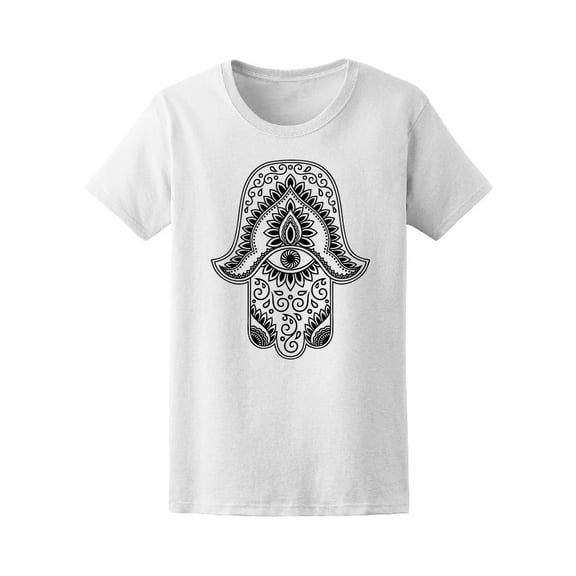Beautiful Hamsa Hand Mandala Tee Women's -Image by Shutterstock