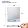 thumbnail image 2 of Tray Digital Kitchen Scale of 500g and 0.01g Accuracy for Jewelry, Medicine, Coffee, Food, Baking, Weight loss Kitchen Scale with LCD/Tare function and Tray., 2 of 10