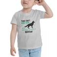 thumbnail image 3 of This Isn't Dog Hair Its German Shepherd Glitter Cute Toddler T-Shirts for Boys Girls (Gray, Youth M), 3 of 5