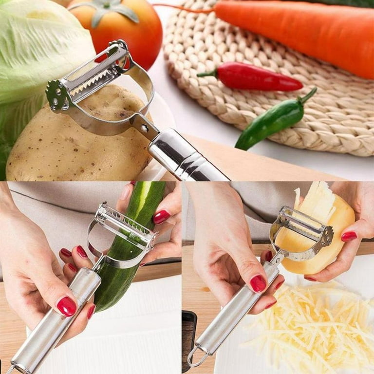 Potato Peeler Hand Fruits Carrots Vegetable Slicer Kitchen French Cutter  Tool 