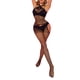 thumbnail image 1 of Gibobby arnés para mujer Lencería de mujer, medias de liguero, medias sexis, mallas con apertura de rejilla, pantimedias caladas, pantalones de lencería(Negro,Talla única), 1 of 5