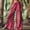 Hot Pink, variant on Bovemsi Women's Bubble Texture Linen-Like Ethnic Print Casual Pants – Retro Floral Wide Leg Trousers for Summer, Brown, M