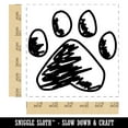 thumbnail image 2 of Dog Paw Sketch Self-Inking Rubber Stamp Ink Stamper - Red Ink - Large 1-1/2 Inch, 2 of 7