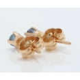 thumbnail image 4 of 0.30 Carat Natural Blue Sapphire in 14K Solid Yellow Gold Stud Earrings, 4 of 5