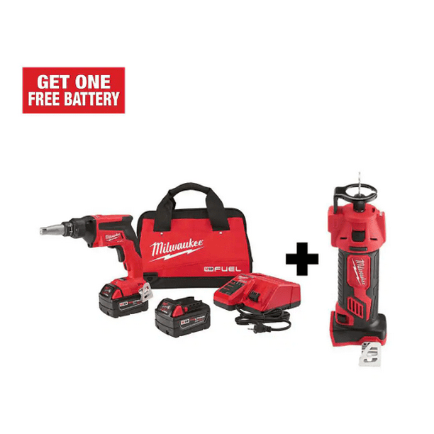 Milwaukee M18 FUEL 18Volt LithiumIon Brushless Cordless Drywall Screw