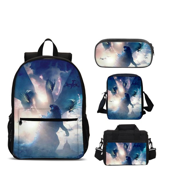 Godzilla Bag, Student Backpack, 3D Printing, Game Characters, Travel Bag, Computer Bag-week