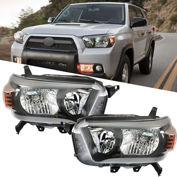 LABLT Headlights Replacement for Toyota 4Runner 2010-2013 Halogen Headlights Driver and Passenger Side 8117035520 8113035520
