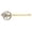 Nickel, variant on Kingston Brass KTRNKD3 Levante Universal Front or Side Mount Toilet Tank Lever with Knurled Handle in Antique Brass