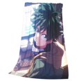 thumbnail image 3 of Manta My Hero Academia para hombres y mujeres, manta de tela súper suave y esponjosa, acogedora y cálida, adecuada para sofá, cama, manta de viaje, regalo para todas las estaciones 80 "X60", 3 of 8