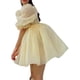 thumbnail image 5 of SAYOO Vestido de verano femenino esponjoso, cuello cuadrado sólido SAYOO moda, 5 of 9