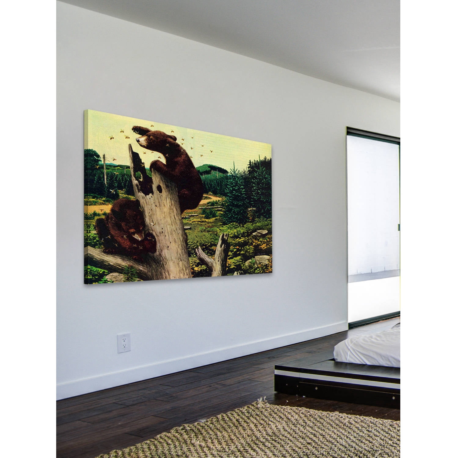 "Honey Bears" Painting Print on Wrapped Canvas