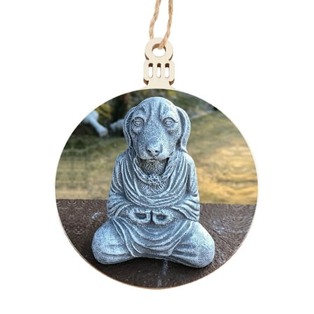 

Decorative Resin Meditating Car Pendant Dharma Dhyana Hanging Ornament Good Luck Style 02 8x8cm