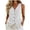 White, variant on Tank Top for Women V Neck Button Up Sleeveless Spring Summer Winter All-purpose Corduroy Fashionable Tank White XL