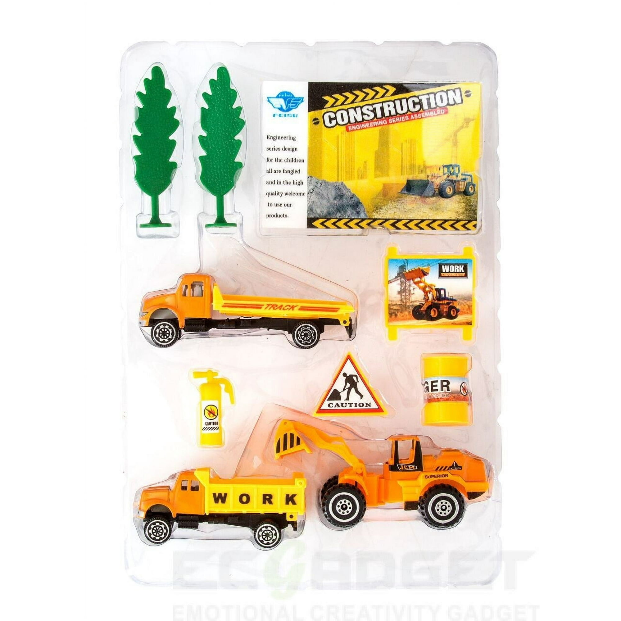 Big-Daddy Construction Toy Set Perfect Kids Construction Play Set Starter Kit Or Add On Set With More Then 10 Pieces Of Kids Construction Toys To Add To The Imaginitive Construction Zone