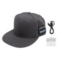 thumbnail image 2 of Casquette Amovible avec Haut-Parleur, Casquette Musicale Réglable, Casquette de Baseball de Sport Extérieur, Casquettes Snapback pour Hommes, Casquette Musicale pour Course, Cyclisme, Randonnée, Ski, 2 of 7