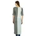 thumbnail image 3 of Casual Kurti Women Top Ethnic Indian Cotton Kurta Tunic Solid Designer Dress, 3 of 3