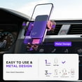 thumbnail image 5 of Wireless Car Charger,【7 Colored RGB Backlit】NEI15W Auto Clamping Car Charger Phone Mount Holder fit for iPhone 15 14 13 12 Mini Pro Max 11 XR XS, Samsung Galaxy S24 Ultra S23 S22 S21+ Note 20, etc, 5 of 16