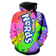 thumbnail image 4 of Sudadera con capucha para hombre con estampado 3D de caramelos y frijoles, nueva moda urbana divertida, jersey de otoño e invierno, ropa para hombre de gran tamaño, 4 of 5