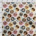 thumbnail image 3 of Soimoi Dog Print, Velvet Fabric, Decor Sewing Fabric by The Yard 54 Inch Wide,Decorative Fabric for Upholstery and Home Accents, White, 3 of 5