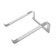 thumbnail image 1 of 1pc Laptop Stand Elevated Rack Heat Sink Base Portable Laptop Rack (Silver), 1 of 7
