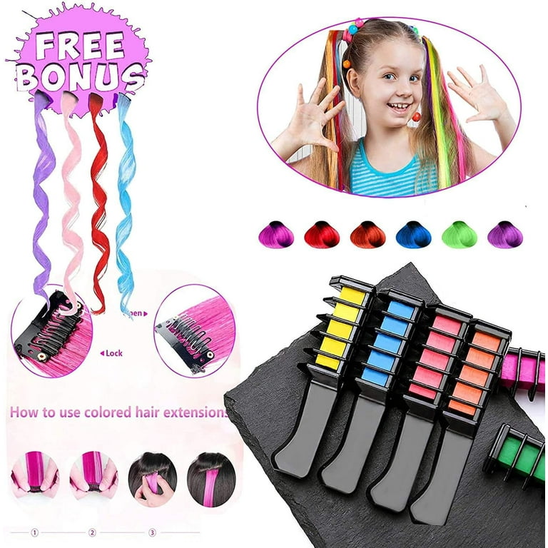 GirlZone Hair Chalks Set, 10-Piece Temporary Hair Chalks For Girls, Fun  Girl Toys For Girls Ages 8-12, Halloween Gifts for Kids and Girls Toys 8-10  Years Old in Dubai - UAE