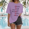 thumbnail image 4 of adaychics Vintage Washed T Shirt Women Goose Bumps Funny Distressed T Shirt Fashion Cotton Tee Daily Wear, 4 of 8