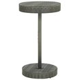 thumbnail image 4 of vidaXL 3 Piece Garden Bar Set with Cushions Poly Rattan Grey, 4 of 5