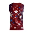 thumbnail image 6 of Vamuko 250 Anniversary Usa Shirts Men V Neck Graphic Usa Flag Tank Top Patriotic Short Sleeve Red Blue and White Tanks We the Peaple Muscle Tshirts Hot Pink 2XL, 6 of 8