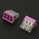 thumbnail image 2 of Bloque de terminales de cable conector de cableado de alambre de ajuste a presión de 100 piezas (6 pines), 2 of 8