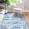 thumbnail image 3 of Unique Loom Budapest Collection Area Rug - Pest (5' 1" x 7' 10" Rectangle Blue/Gray), 3 of 9
