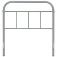 thumbnail image 3 of Modway Serena Metal Stainless Steel Adjustable Height Headboard, Twin, Gray, 3 of 5