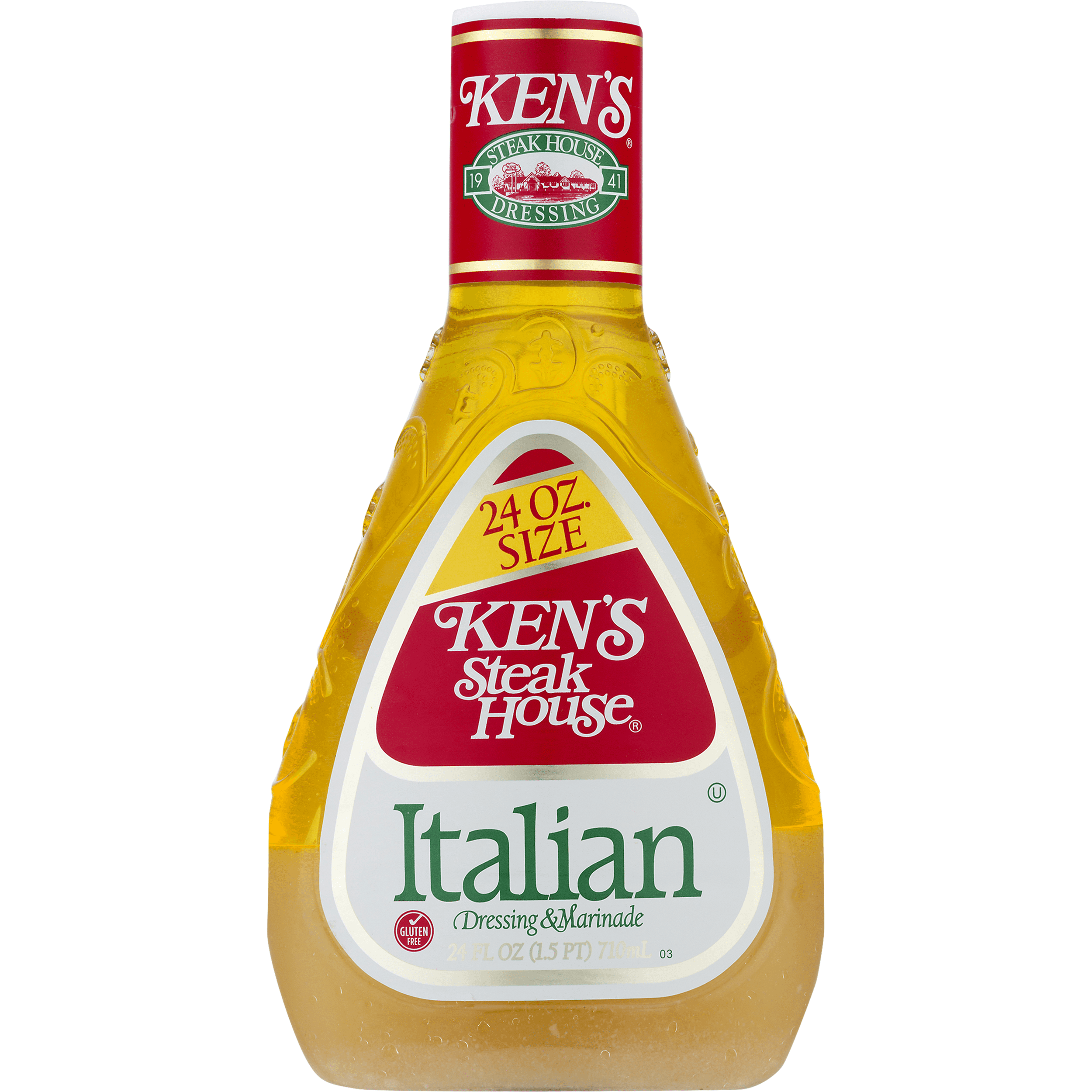 (3 pack) Kens Steak House Italian Salad Dressing & Marinade 24 fl oz