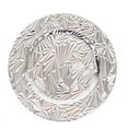 thumbnail image 2 of Balsa Circle 6 Metallic Silver 13 in Rock Cut Plastic Round Charger Plates Party Events Reception Decorations Supplies, 2 of 8