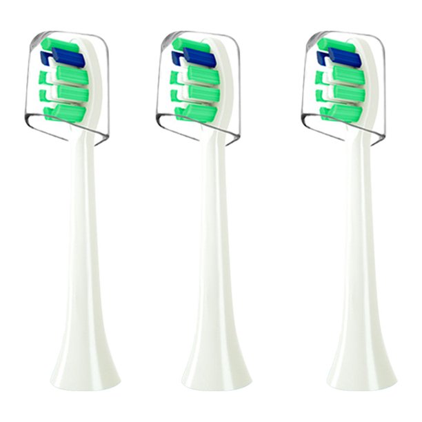 Cabezales de repuesto para cepillos de dientes, 3 cabezales de cepillos