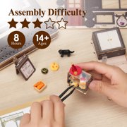 BenBen DIY Miniature House Kit, Mini Wooden Dollhouse Kit, Craft Gift for Adults, Teens, Friends