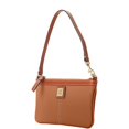 thumbnail image 2 of Cartera de pulsera Dooney & Bourke de piel granulada, color marrón, 2 of 3