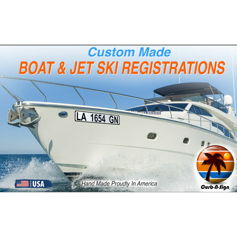 New Jersey Boat Registration requirements - Numbers & Stickers