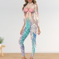 thumbnail image 1 of Disfraz Premium Mono de manga larga para mujer, traje de cosplay informal ajustado con estampado 3D Ygjytge Púrpura T XL para Mujer, 1 of 8