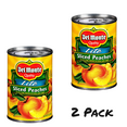 thumbnail image 5 of ( 2 Pack ) Del Monte Lite Yellow Cling Sliced Peaches, Canned Fruit, 15 oz Can, 5 of 6