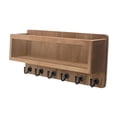 thumbnail image 2 of simhoa Key Holder Organizer Ornament Wooden Key Rack for Living Room Doorway Wallet, 2 of 8