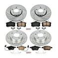 thumbnail image 3 of PowerStop Front and Rear Z23 Evolution Sport Carbon-Fiber Ceramic Brake Pad and Drilled & Slotted Rotor Kit Fits: AUDI Select Models K2741, 3 of 10