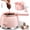 Melting Pot - Pink, variant on Melting Pot Candy Melts Melter with 2 Insert Pots and Spatula, 4 Cups Capacity Warmer Machine, Ideal Dipping Tool Kitchen Supplies for Making Cake Pop Covered Strawberries Fondue